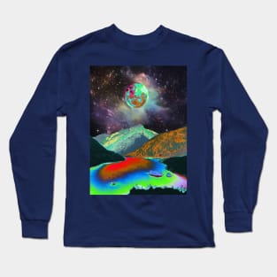 Psychedelic Landscape Long Sleeve T-Shirt